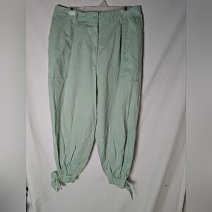 Jalisaevaughn The Drop Green Cropped Pants Size XL